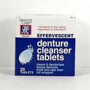 Effervescent Denture Cleaner Tablets
