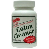 Health Care Colon Cleanse with Vitamin D 400mg Tablets