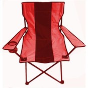 Camping Chair Foldable with Carrying Bag, Black & Red Wholesale Bulk