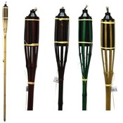 Bamboo Torch with Cap 4 Assorted Colors Wholesale Bulk
