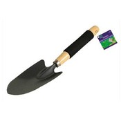 Garden Trowel, Wood Handle with Black Cushion Grip 13.5' Wholesale Bulk