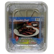 Foil Roast/Baker pan with Lid 11 3/4 x 1/4 x 2 1/2
