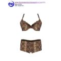 BodyForm Snake Print Molded Bra Set