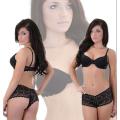 "Milili"Rose Lace Demi Bra With Cheeky