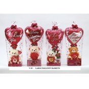 Large Balloon Gift Baskets for Valentine's Day