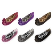 Girls Bow Ballet Flat Shoes with Printed Lining