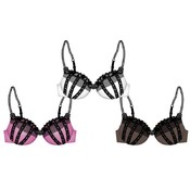 Demi Bra With Contrast Mesh