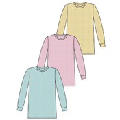 Ladies Pastel Thermal Sleepwear Top