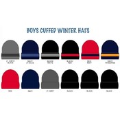Knit Hats Boys Cuffed