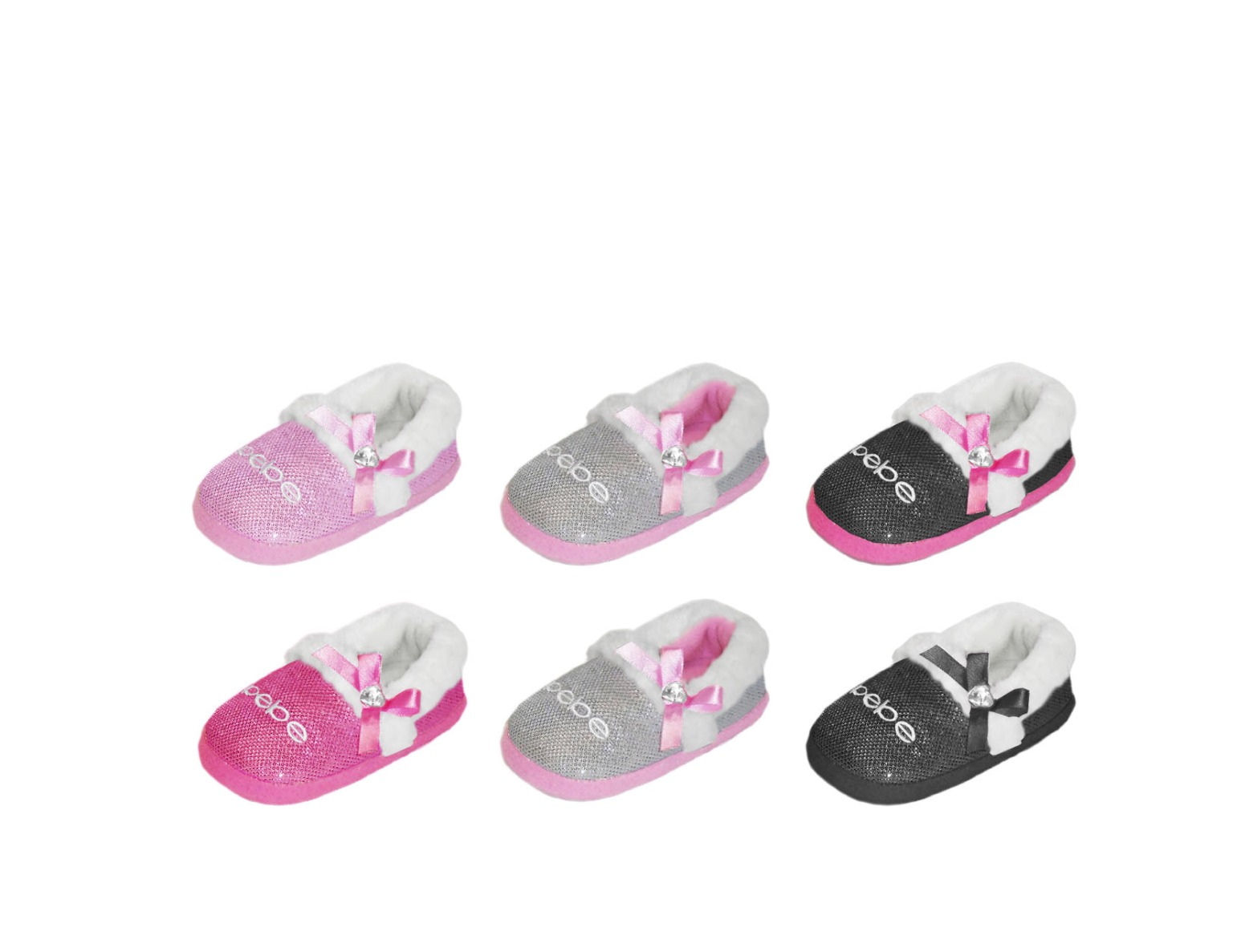 bebe slippers with fur