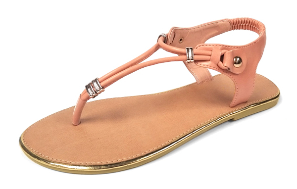 blush satin sandals