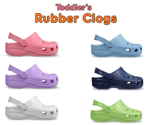 Toddler rubber clogs Clearance