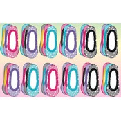 Women's Mesh Print/Contrast Footy - 3 Pack