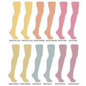 Women's Neon Fishnet Tights - One Size