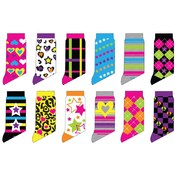 Women's Neon Crew Socks 1 Pack