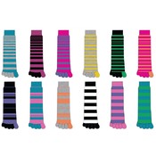 Rainbow Stripe Toe-Socks