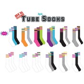Women's Old School Knee High Tube Socks 3 Pack