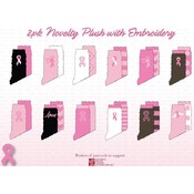 2 Pack National Breast Cancer Plush Socks