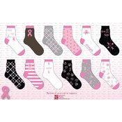 National Breast Cancer Novelty Socks