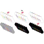 Ladies Days Of The Week Low Cut Socks  - 6 Pack