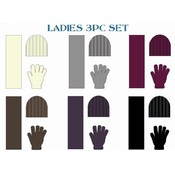 Ladies 3 Piece Winter Wear Set