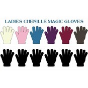 Ladies Chenille Magic Gloves
