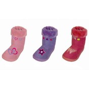 Toddler Girls Embroidered Booties