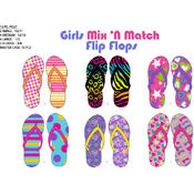 Girls Mix 'N Match Flip Flops