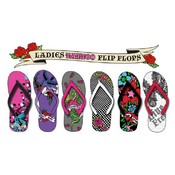 Ladies Tattoo Flip Flops