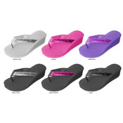 Ladies Glitter Upper EVA Wedge Sandals