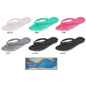 Ladies' Comfort Flip Flop w/Rhinestones
