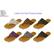 Ladies' Cut-out Thong Sandal