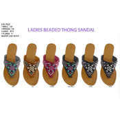 Ladies' Beaded Thong Sandal