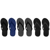 Mens Solid Color Flip Flops