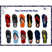 Boys Printed Flip Flops