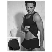 Mens Beau Monde Black Boxer