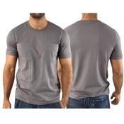 Vuthy Mens Gray Crew Neck 2 Pocket T Shirt XL