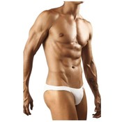 Pikante Mens White 80s Forever Jockstrap Small