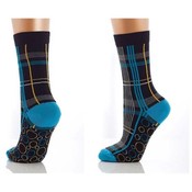Lucci Pumps Crew Sock- Black