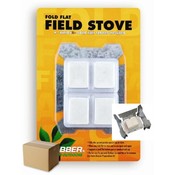 Fold Flat Field Stove w/4 Solid Fuel Tablets