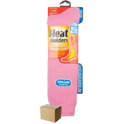 Ladies Light Pink Extra Long Thermal Heat Holders - Size US 5-9 Wholesale Bulk