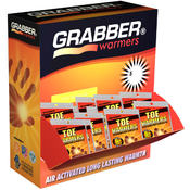 Grabber 6+ Hour Adhesive Toe Warmers 120ct Display