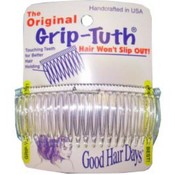 4" Crystal Grip-Tuth Frenchy Comb