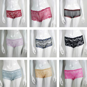 Brand New Ladies Lace Boyshort Panties