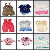 Brand New Baby Cotton Bodysuit Onesis - 100 Pcs