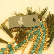Beautiful Specialty Store C.R Peacock Feather Necklace - 12 Pcs Wholesale Bulk