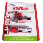 USB USBBatt Rechargeable AA Battery - Pack
