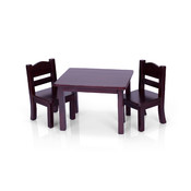 Doll Table and Chair Set - Espresso