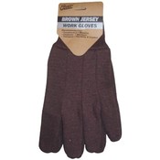 Brown Jersey Work Gloves