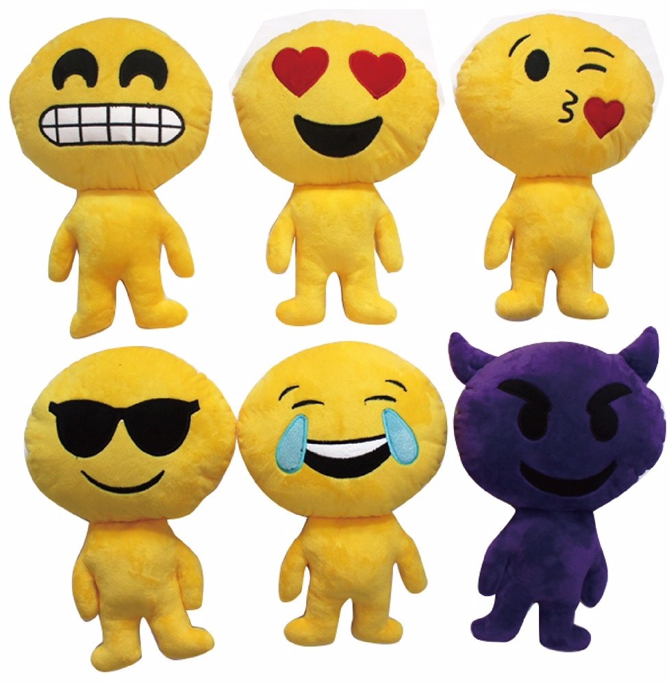 emoji plush doll
